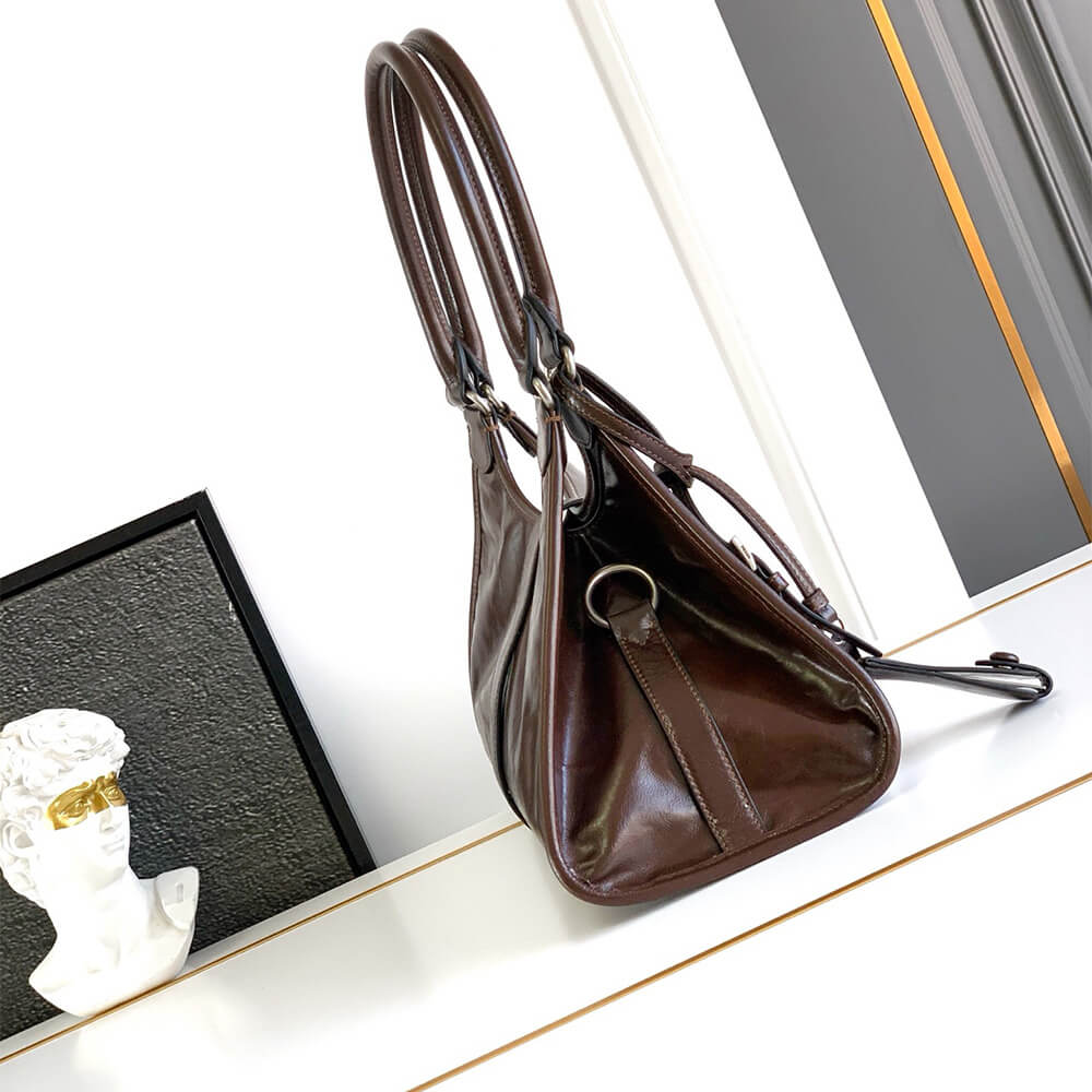 Prada Medium leather tote bag(high-end grade) - Top Club