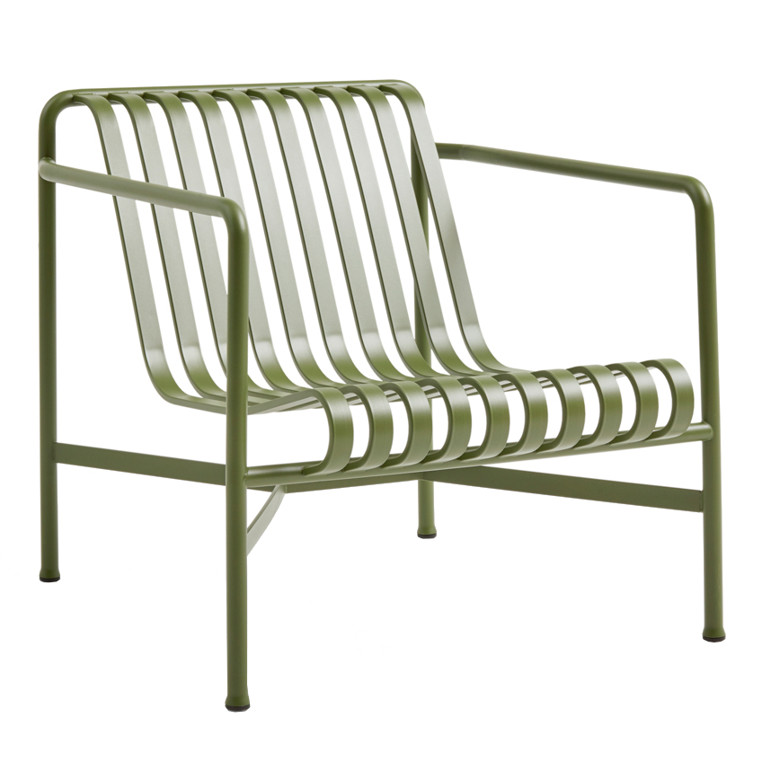Loungestoel Palissade laag olive