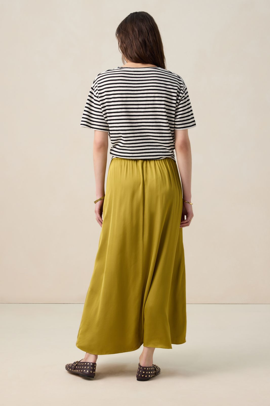 Zwart gestreept T-shirt