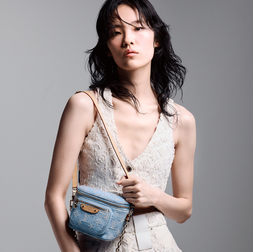 Louis light denim mini bumbag M83353 - Top Club