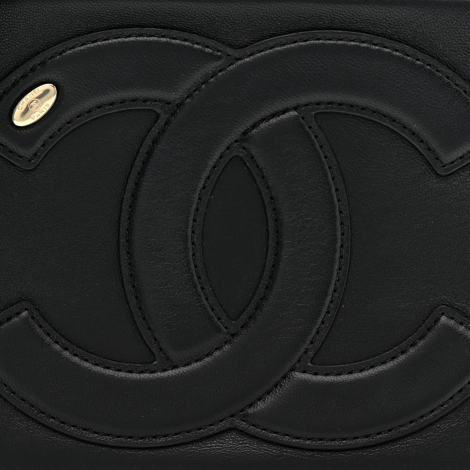Lambskin CC Mania Camera Case Black - Top Club