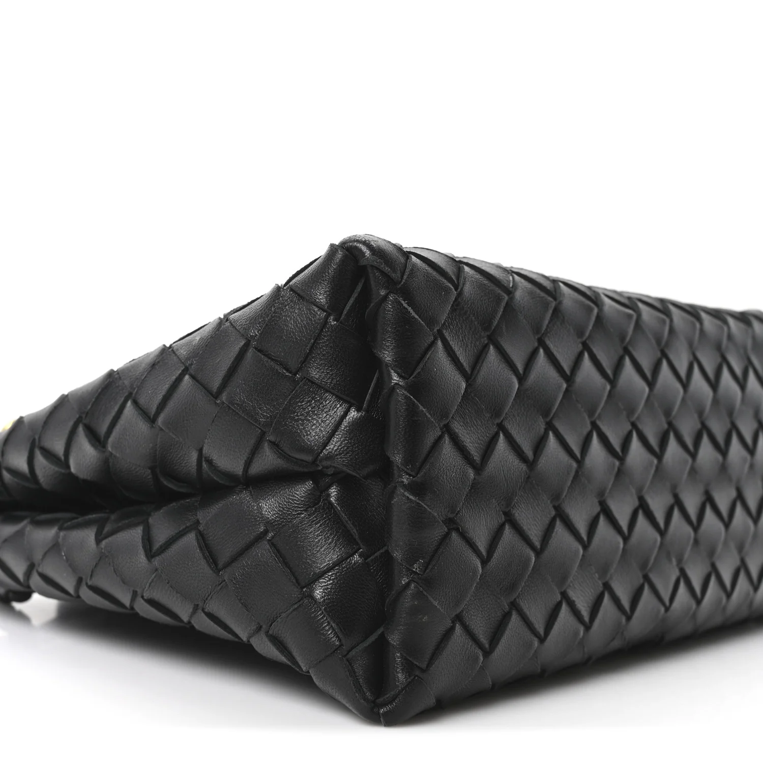 Nappa Intrecciato Small Andiamo Shoulder Bag Black - Top Club