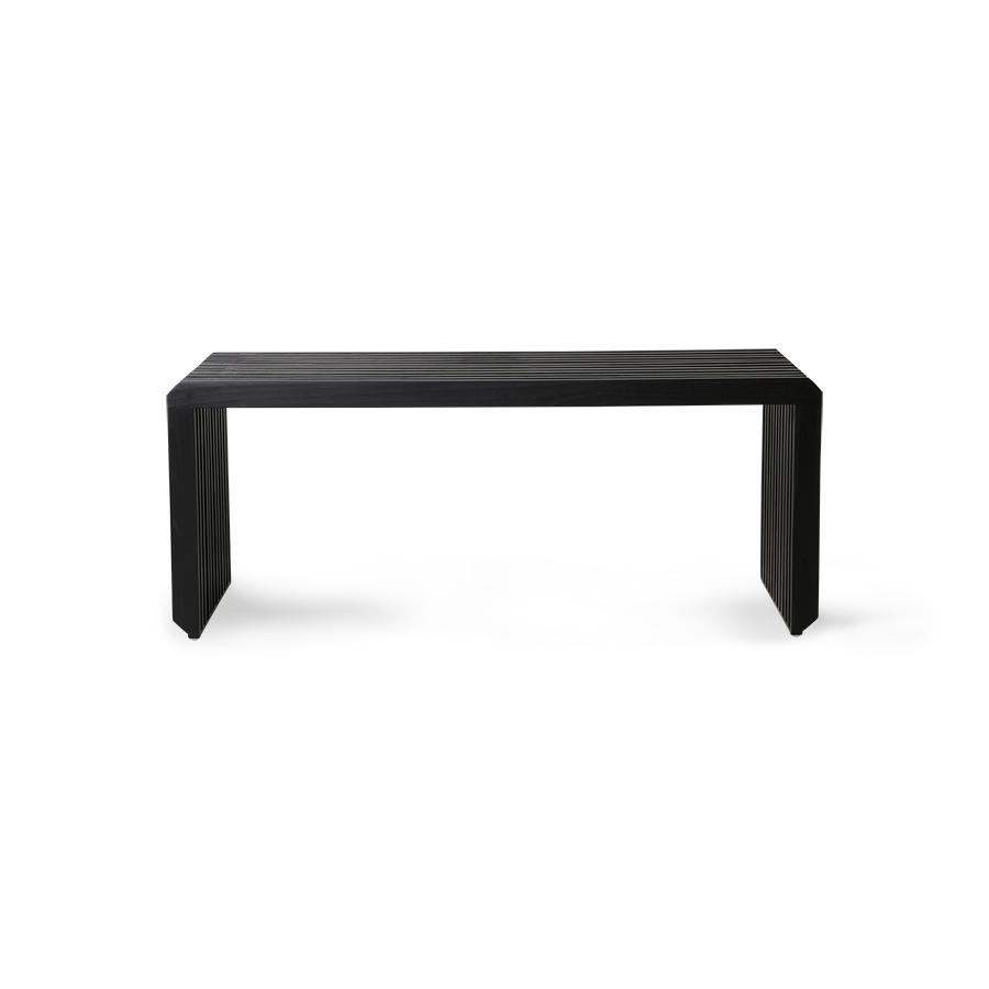 Slatted Bench/Element Black