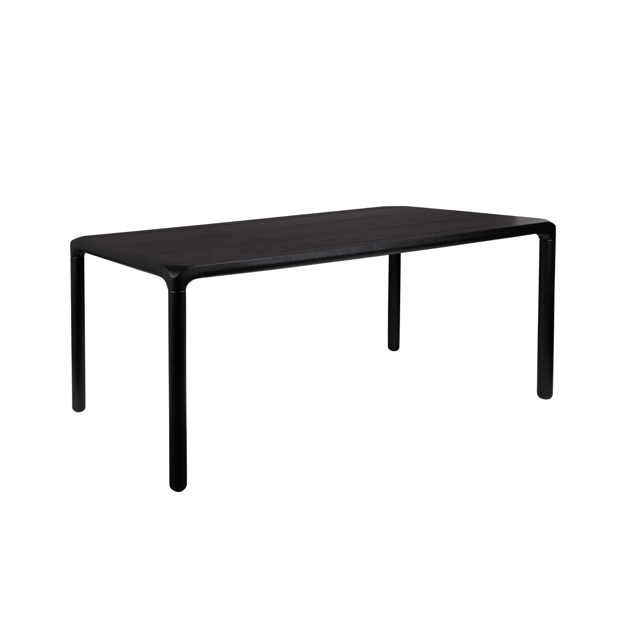 Eettafel Storm zwart 160x90 cm