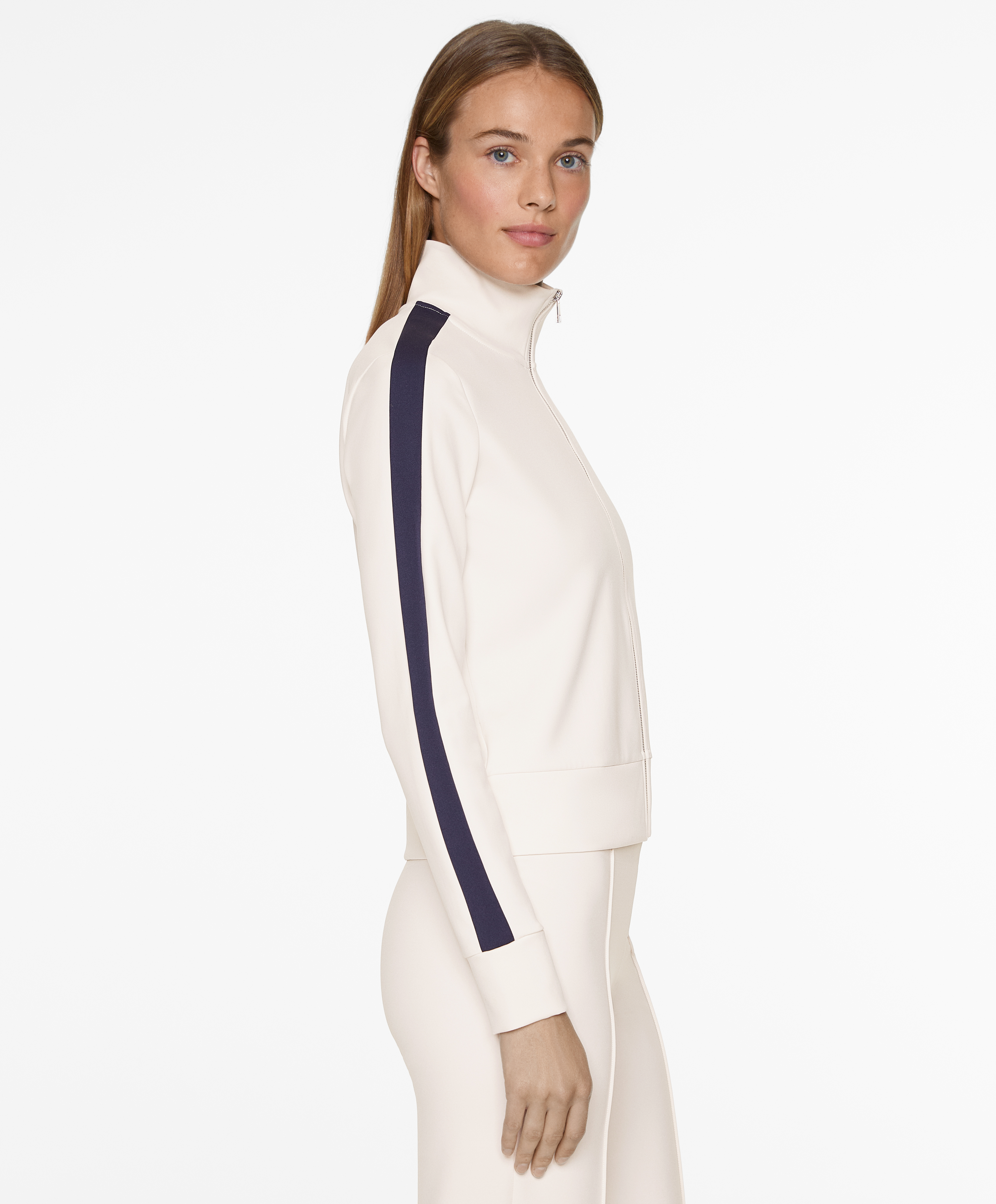 OYSHO Neoprene-effect block technical jacket