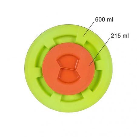 Sea to Summit X-Seal & Go L 600 ml lime green - Foldable lunch box