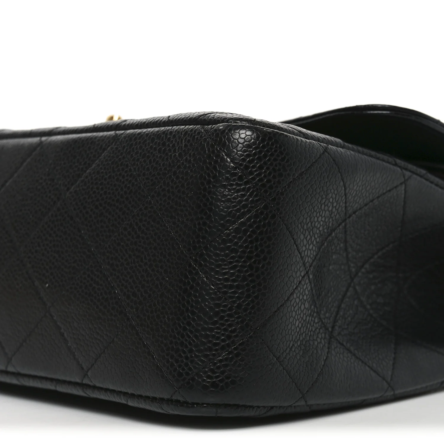 Caviar Quilted Jumbo Double Flap Black - Top Club