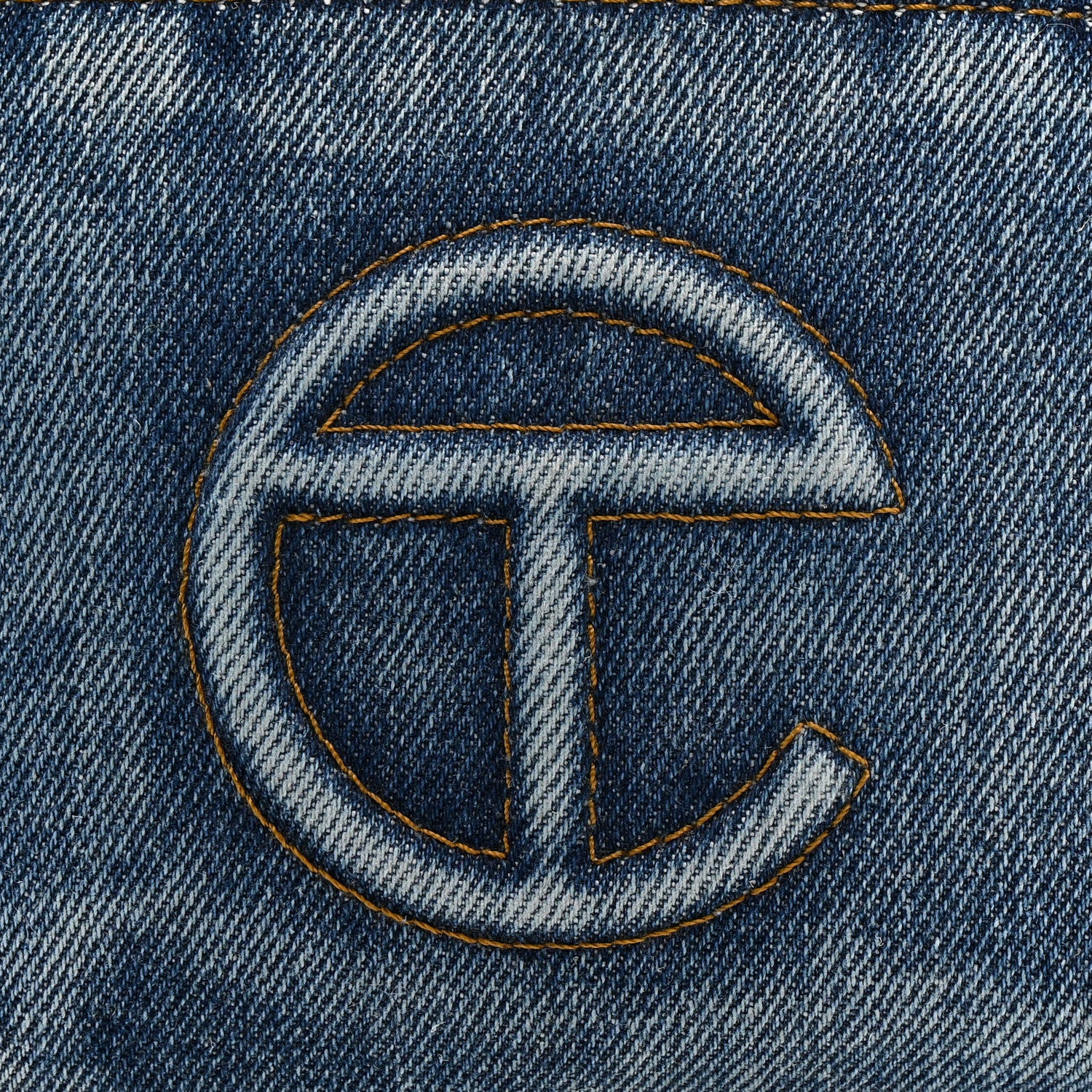 Denim Small Shopping Bag Blue - Top Club