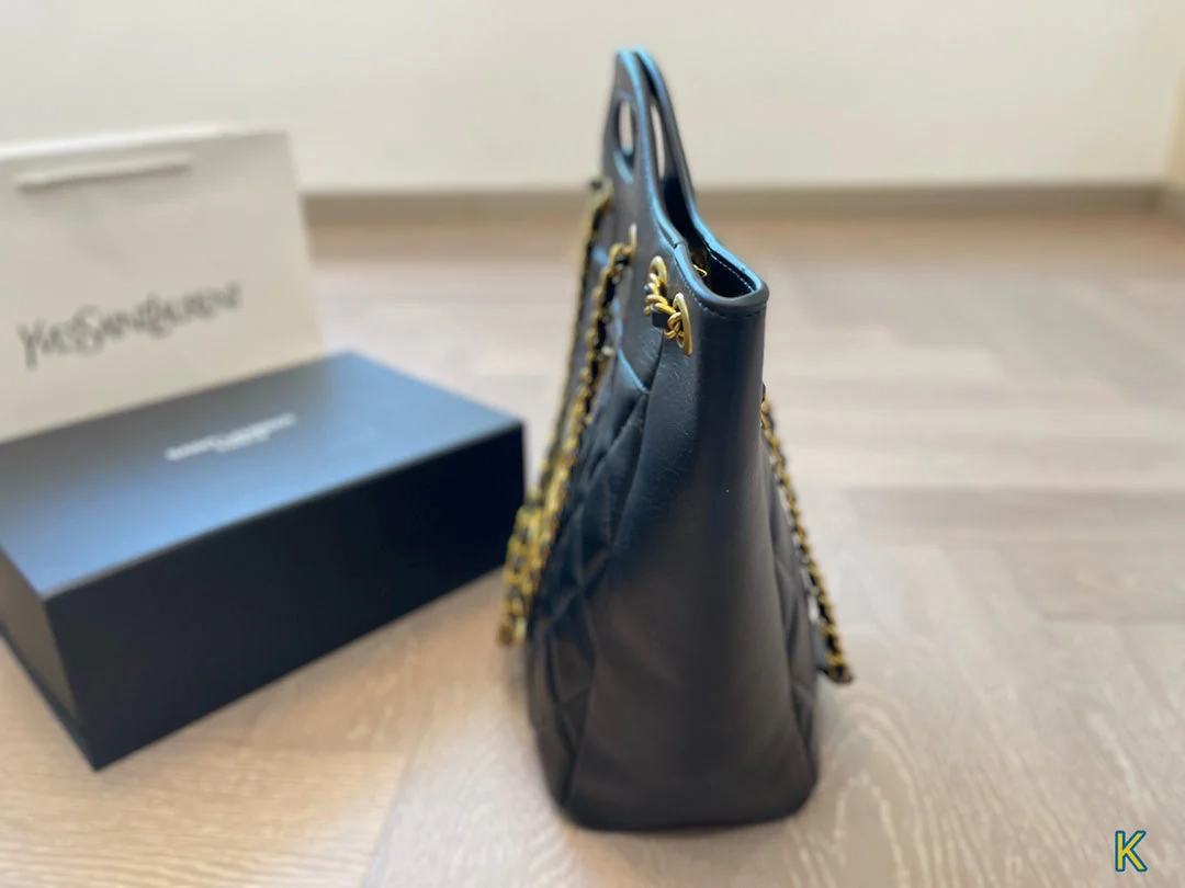 YSL SAINT LAURENT New Shopping Tote Bag 25x27cm - Top Club
