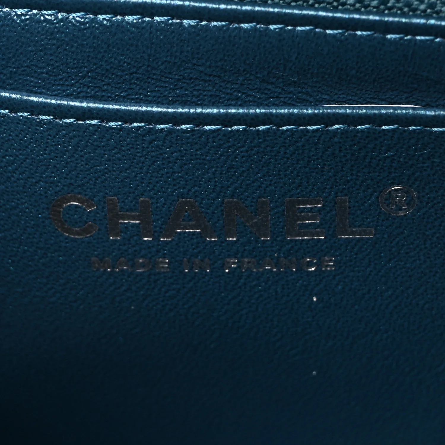 Metallic Sheepskin Quilted 2.55 Reissue Mini Flap Blue - Top Club