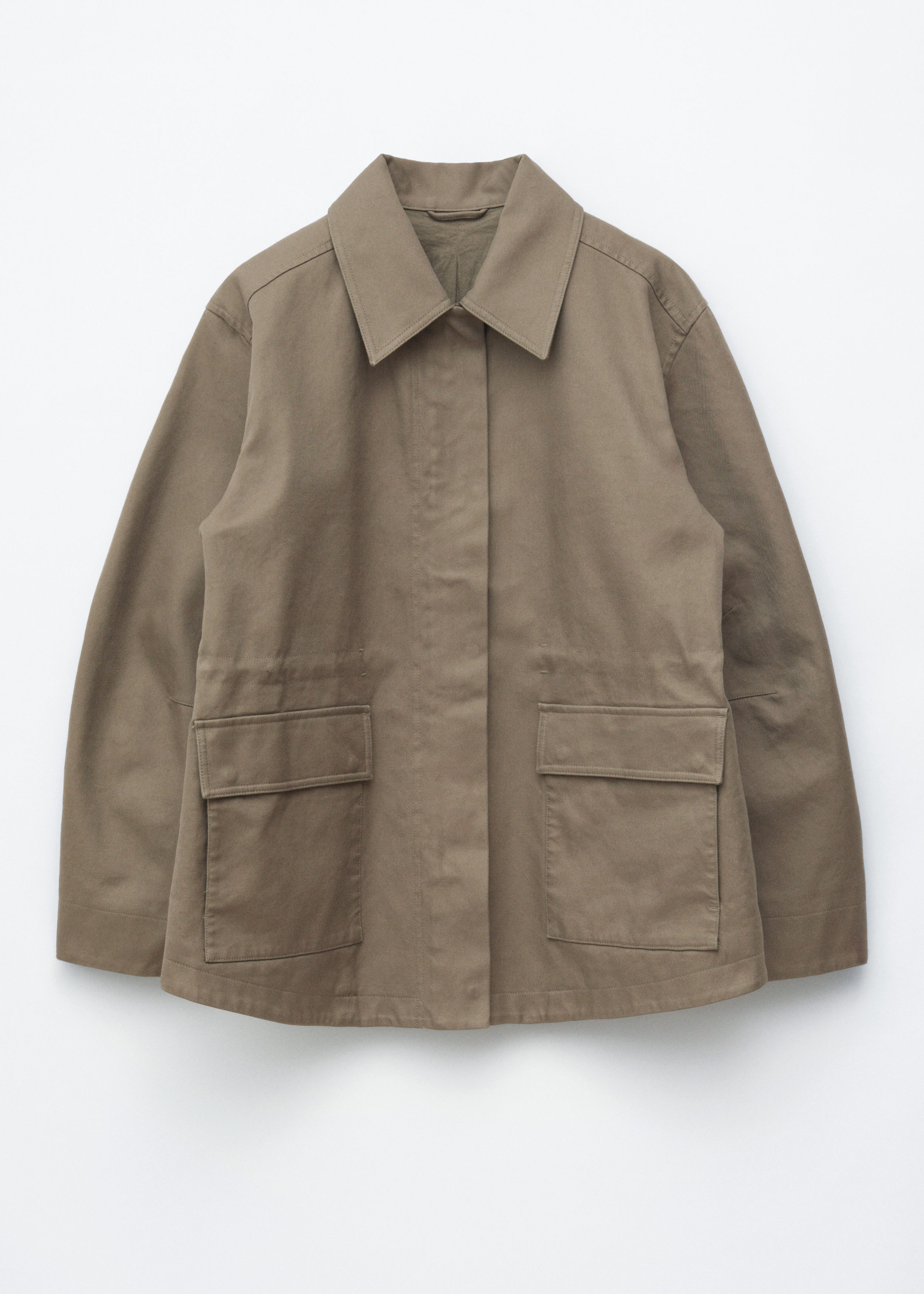 & Other Stories OVERSIZED DRAWSTRING UTILITY JACKET