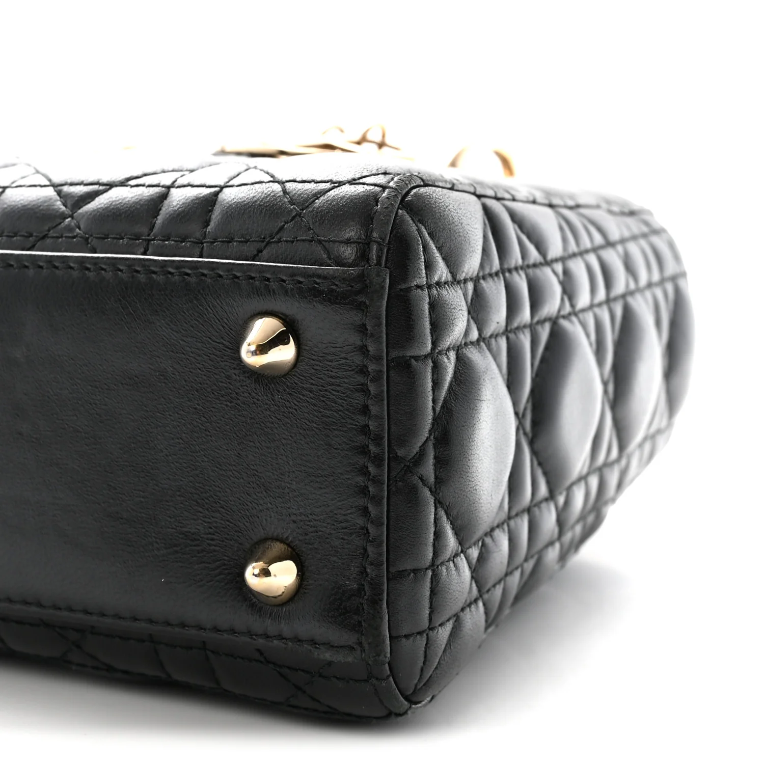 Lambskin Cannage Small My ABCDior Lady Dior Black - Top Club
