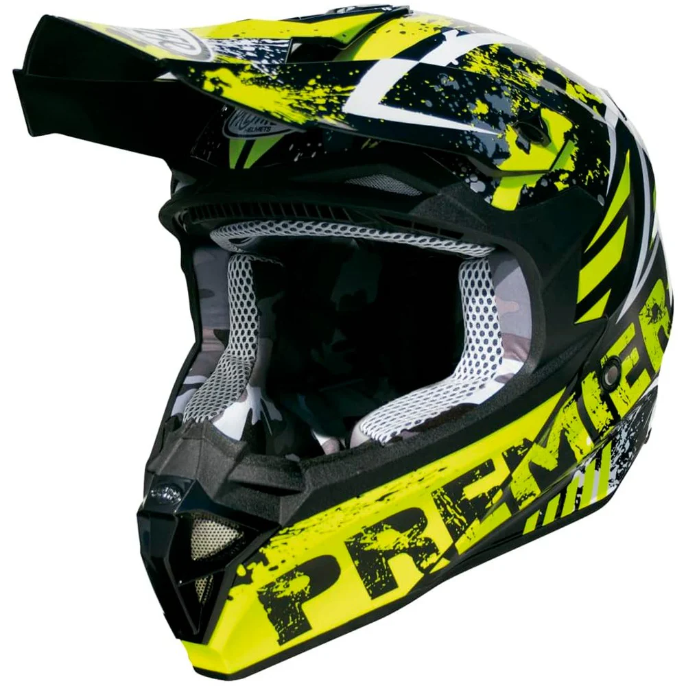 PREMIER EXIGE ZXY CROSS / ENDURO HELMET BLACK / FLUOR