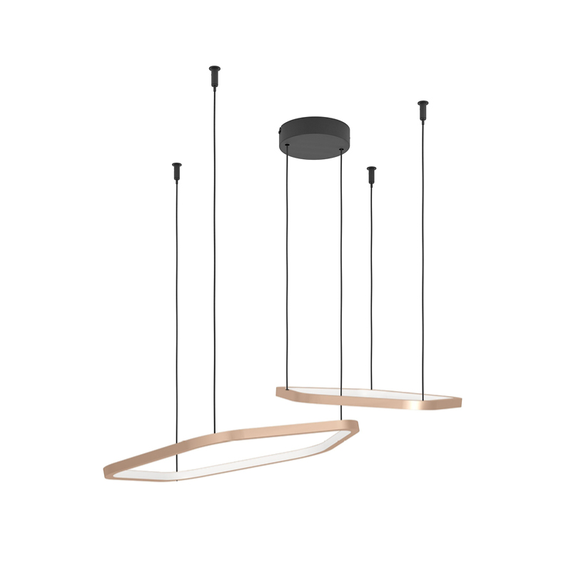 Hanglamp Estrella 2-lichts brons