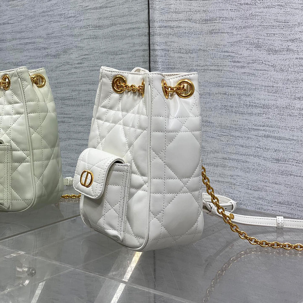 Dior Small Dior Caro Multicarry Backpack with Chain(HIGH-END GRADE) - Top Club