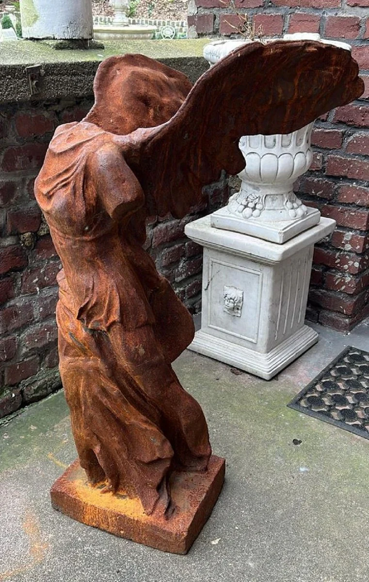 Art Nouveau garden decoration cast iron sculpture rust H. 97 cm