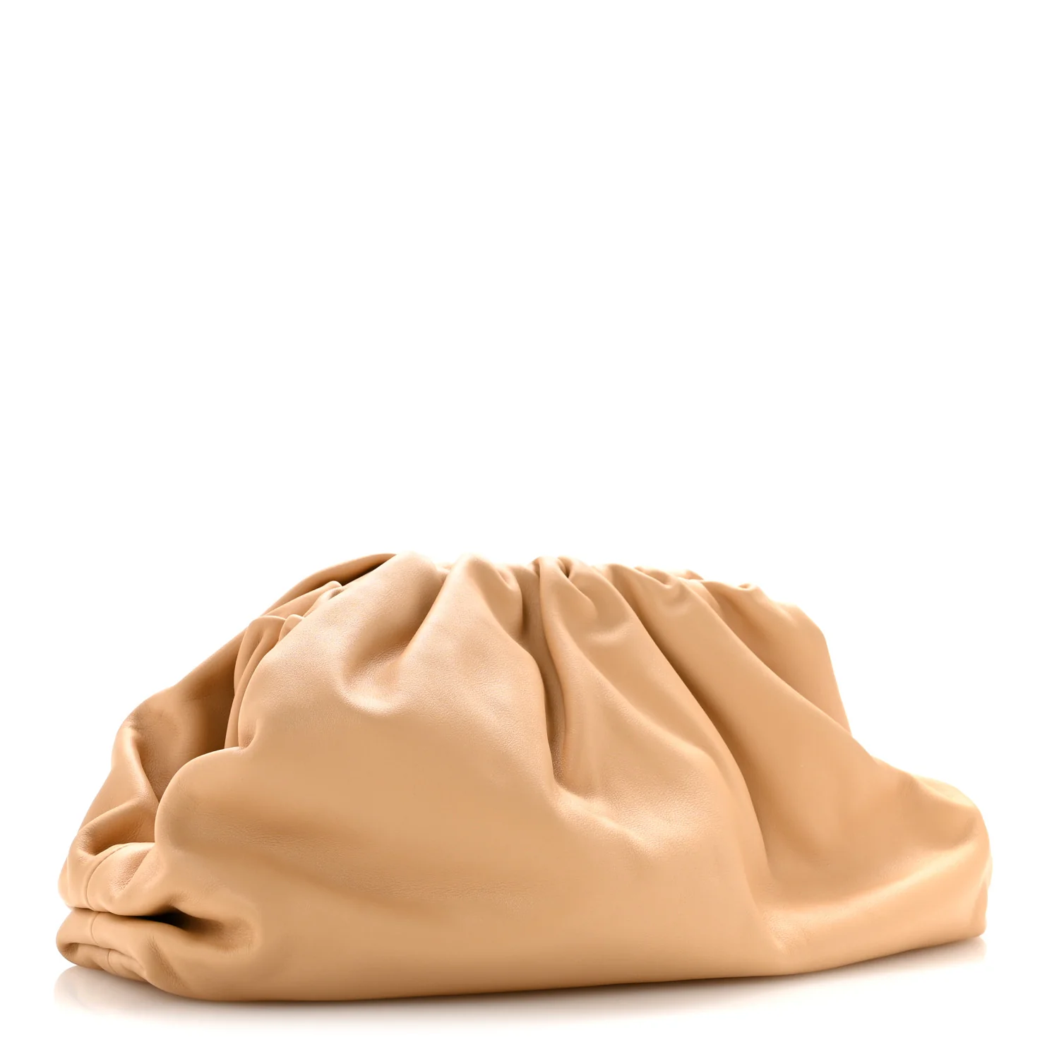 Smooth Butter Calf The Pouch Oversized Clutch Biscotto - Top Club
