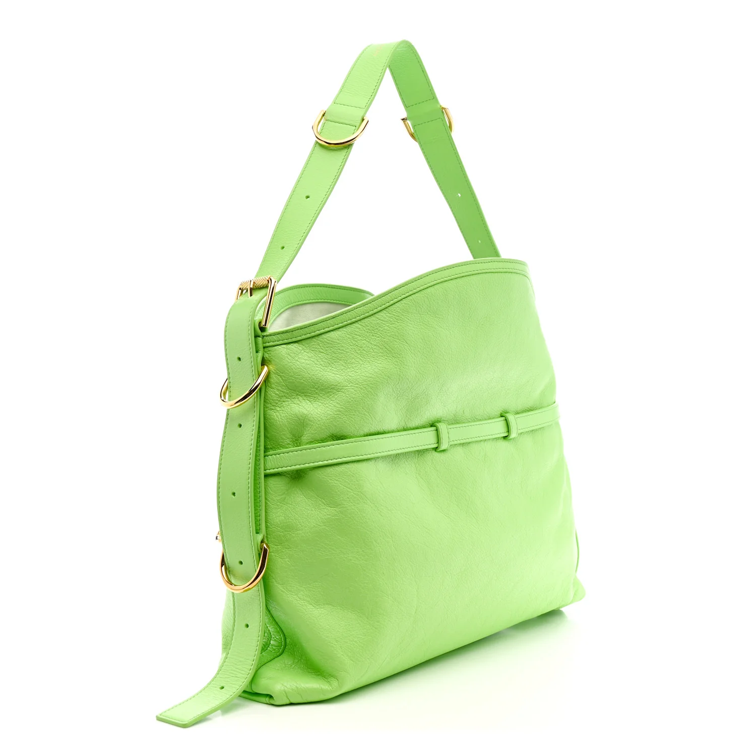 Calfskin Medium Voyou Bag Green - Top Club
