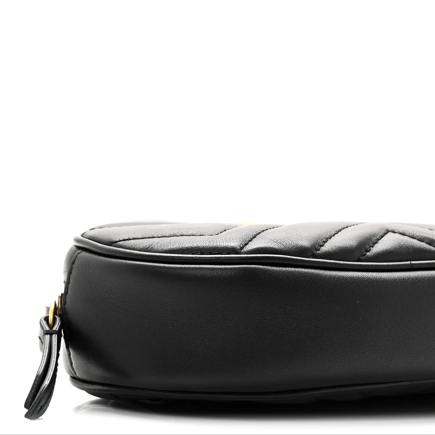 Calfskin Matelasse GG Marmont Belt Bag 85 34 Black - Top Club