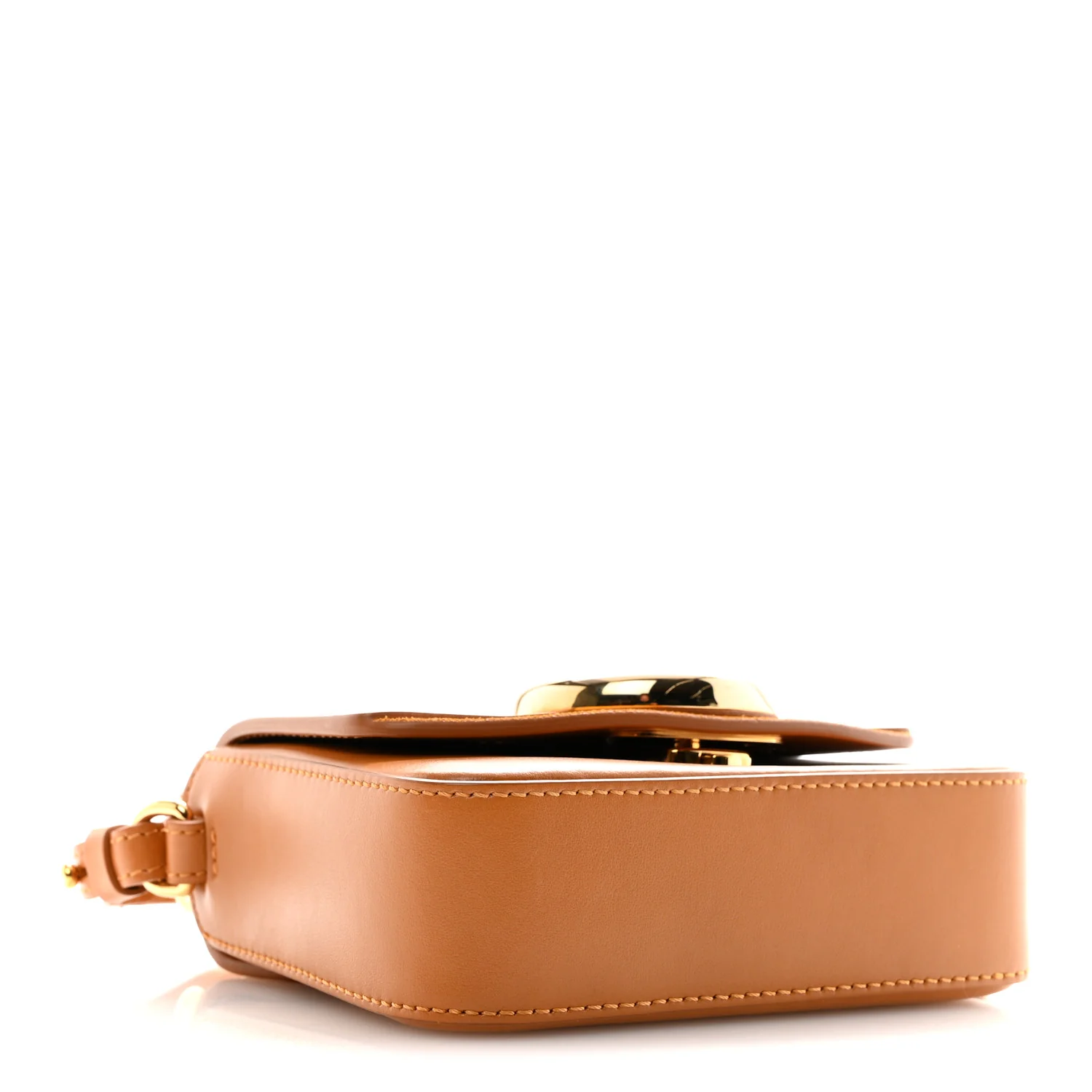 Calfskin Mini C Double Carry Autumnal Brown - Top Club