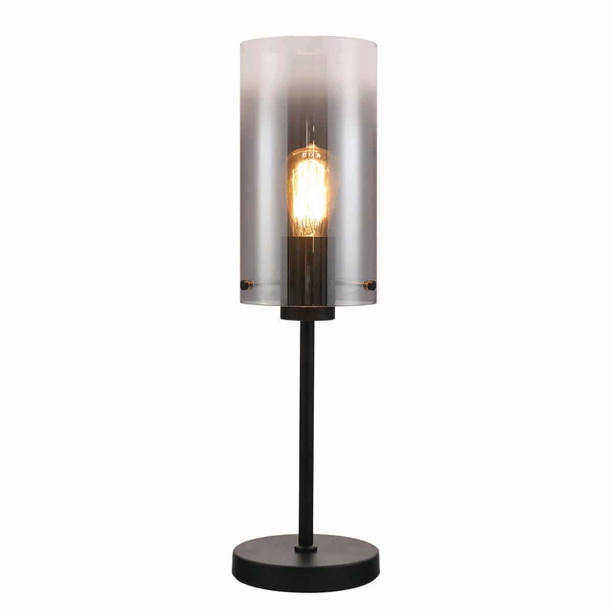 Tafellamp Guus Rookglas 1-lichts - Zwart Guus Tafellamp Rookglas 1-lichts - Zwart #1