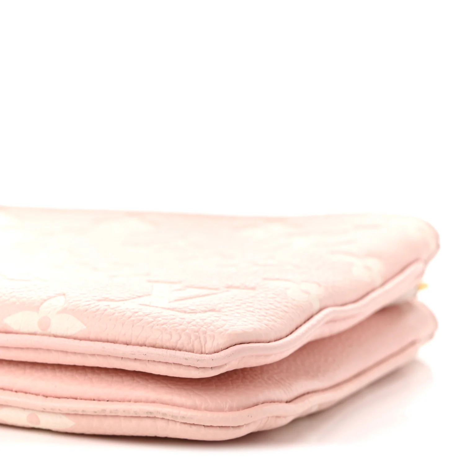 Empreinte Monogram Double Zip Pochette Rose - Top Club