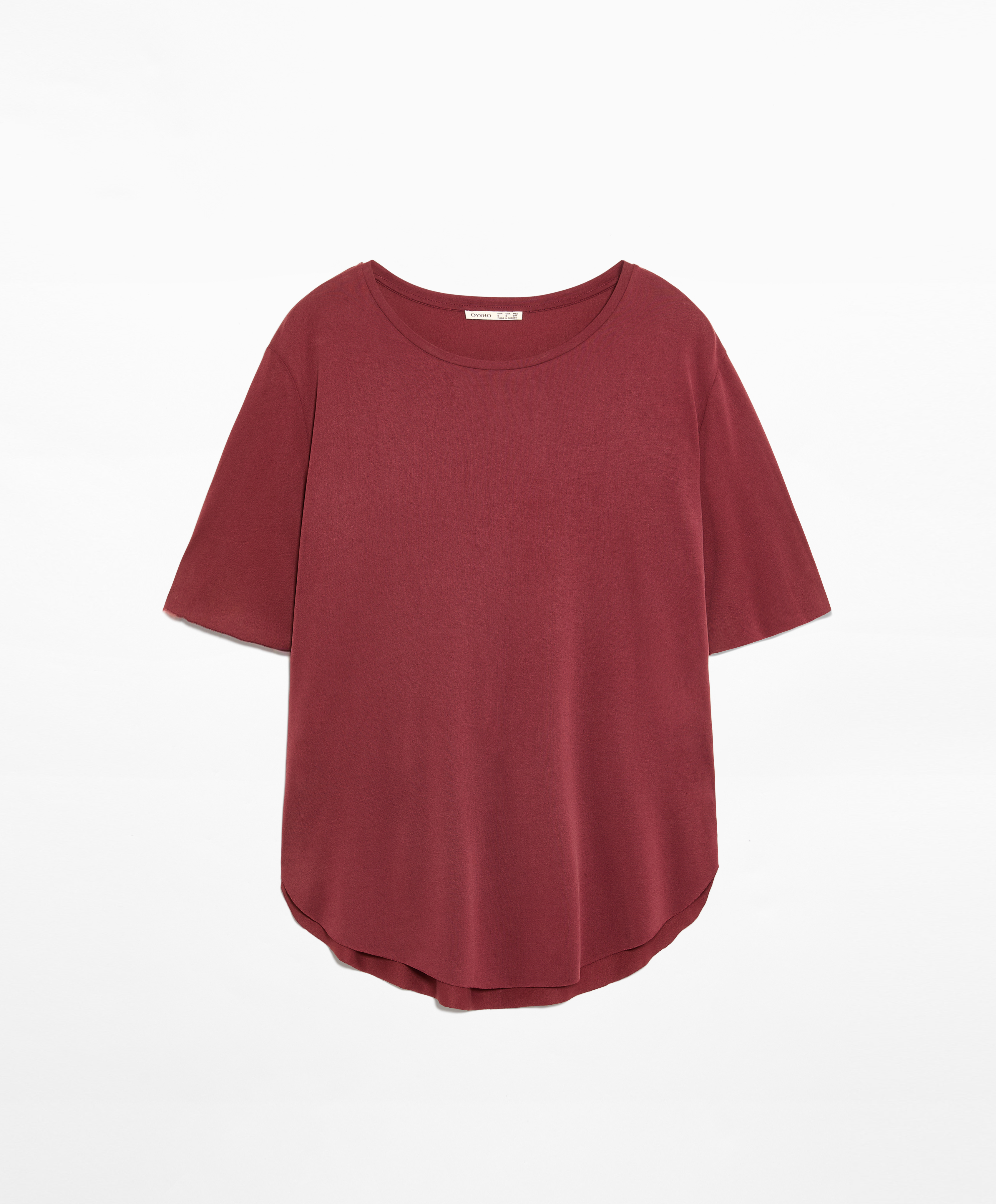OYSHO Modal blend short-sleeved T-shirt