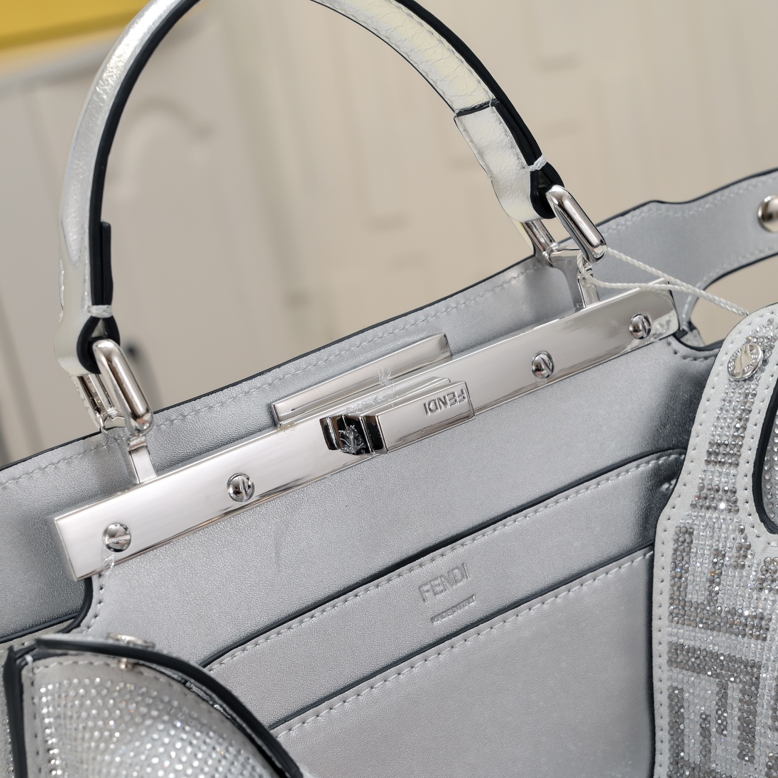 Fen Peekaboo ISeeU Petite diamond tote bag - Top Club