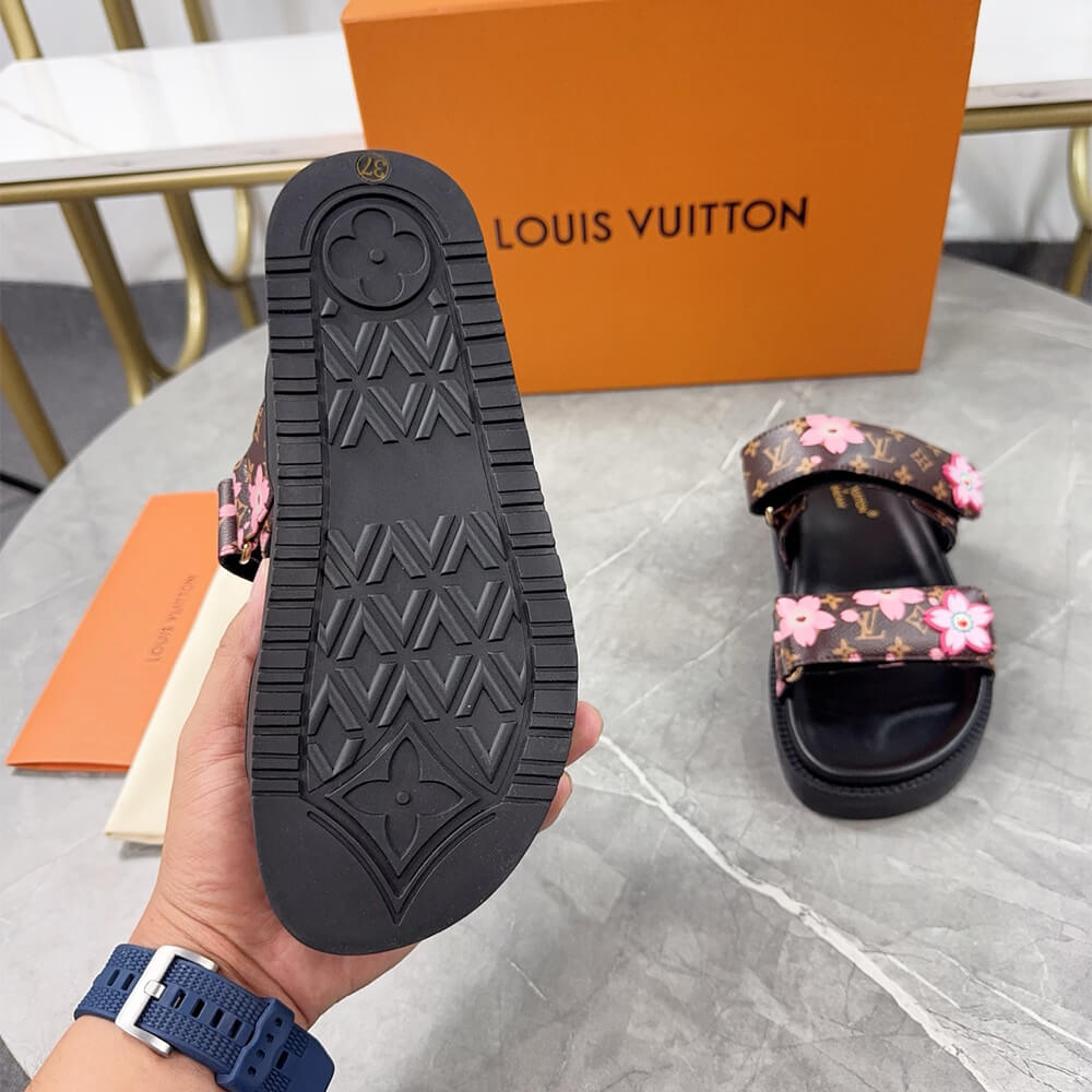 LV x TM LV Sunset Flat Comfort Mule - Top Club