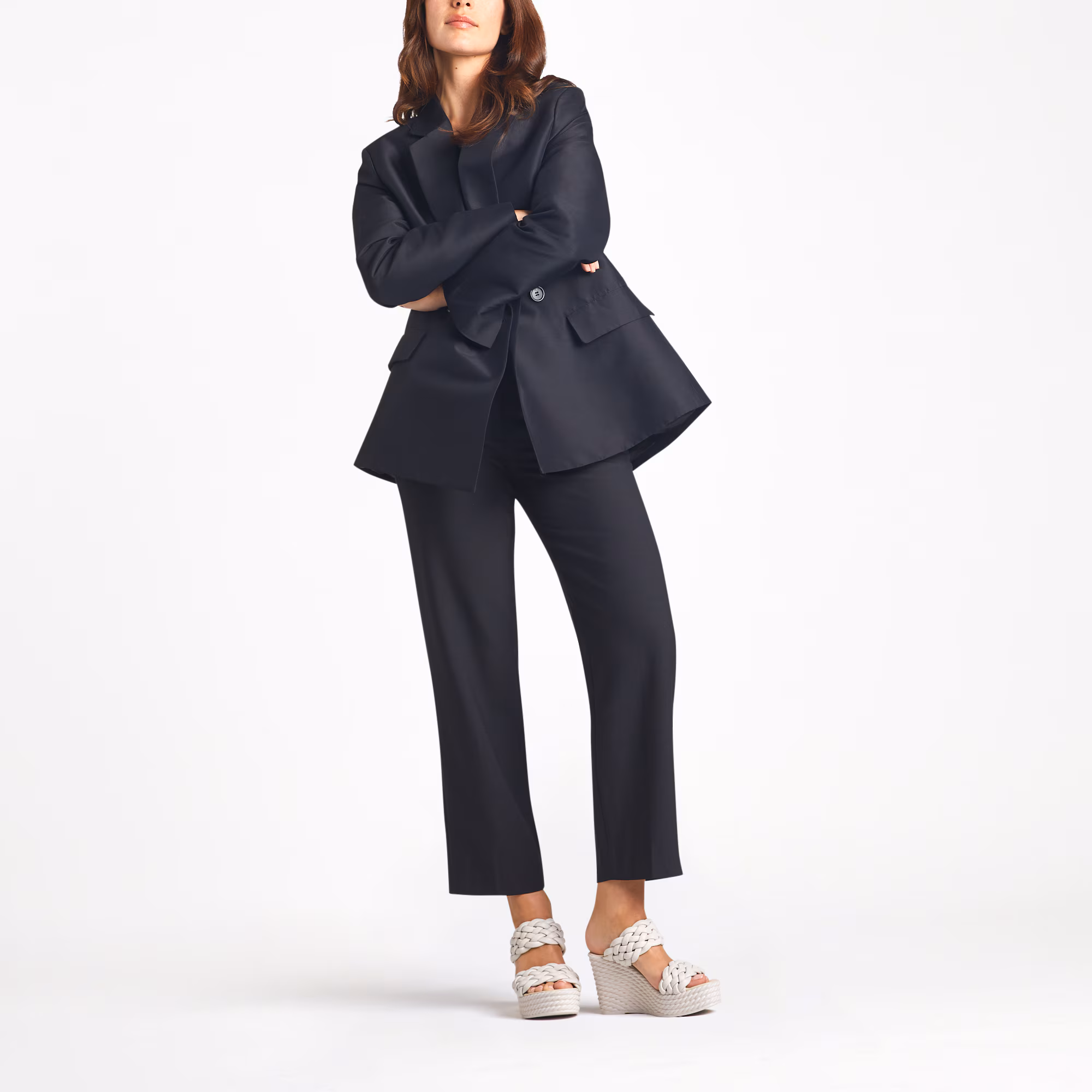 MarinaChunky Woven Wedge