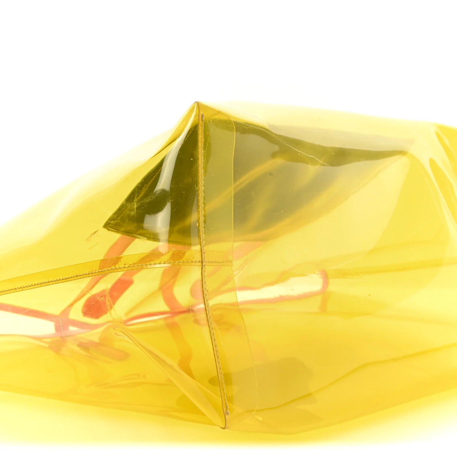 Vinyl Calfskin 90s Logo Tote Yellow - Top Club