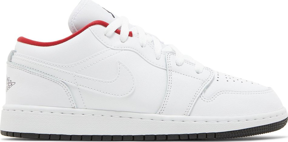 Air Jordan 1 Low GS White Red 553560-164 - Sneaker Replica Workshop