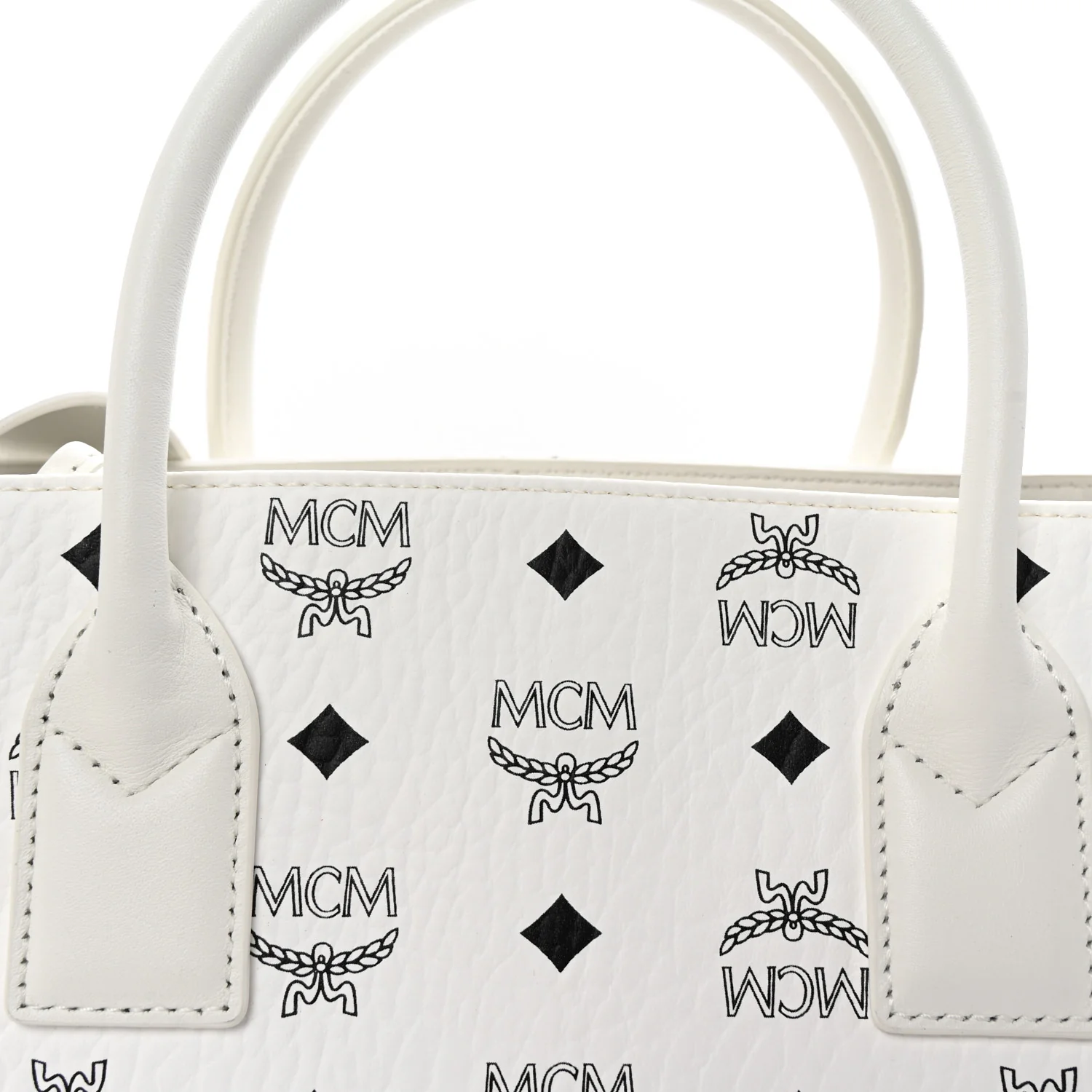 Visetos Large Munchen Tote White - Top Club