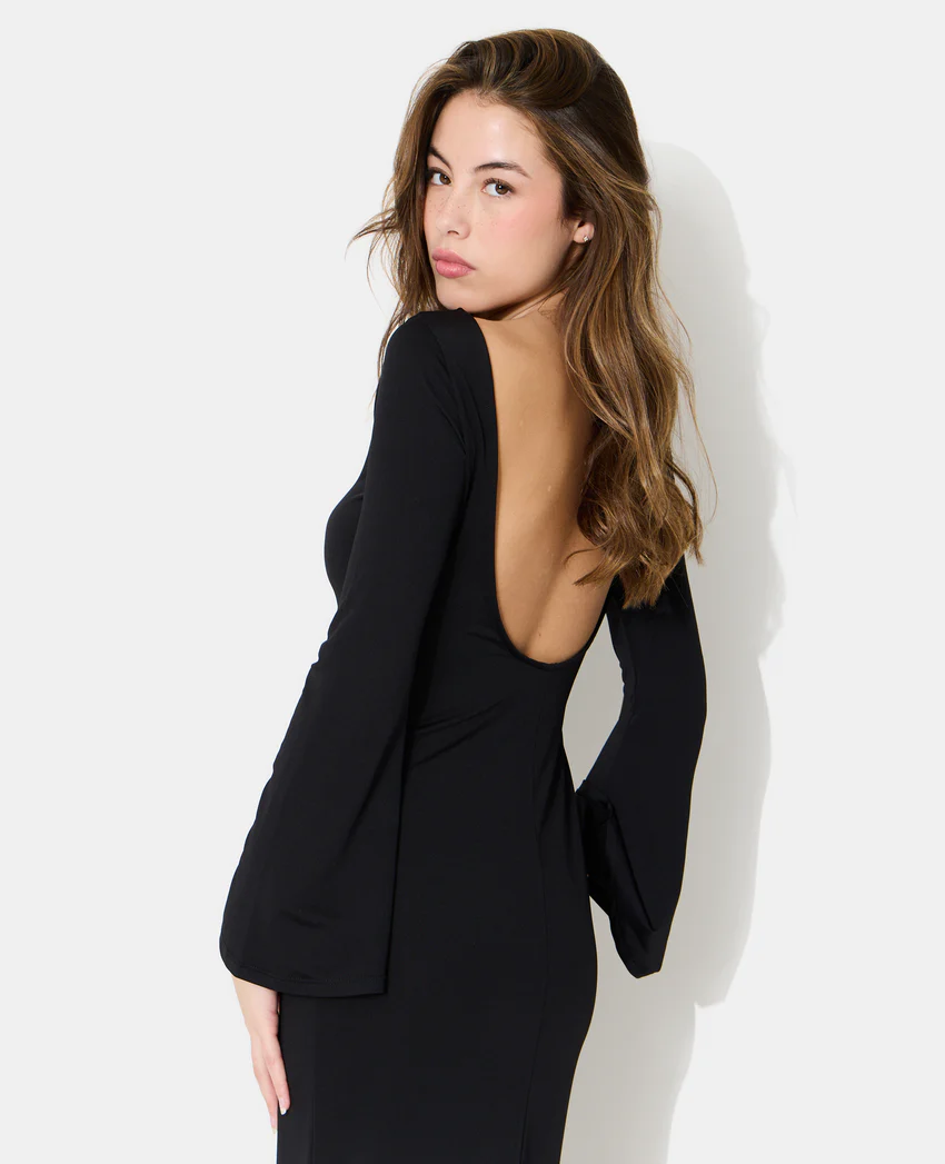 Pimkie Robe longue dos nu avec manches flare