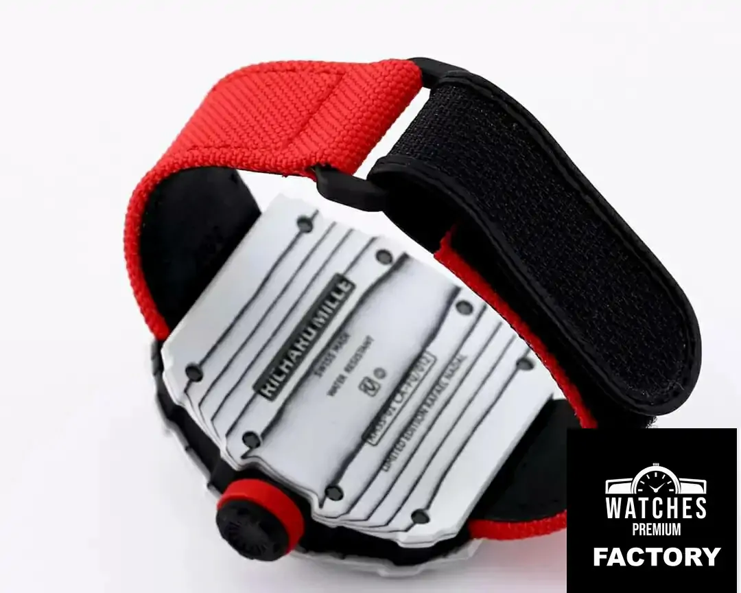 Richard Mille RM35-01 BBR Factory Red Fabric Strap