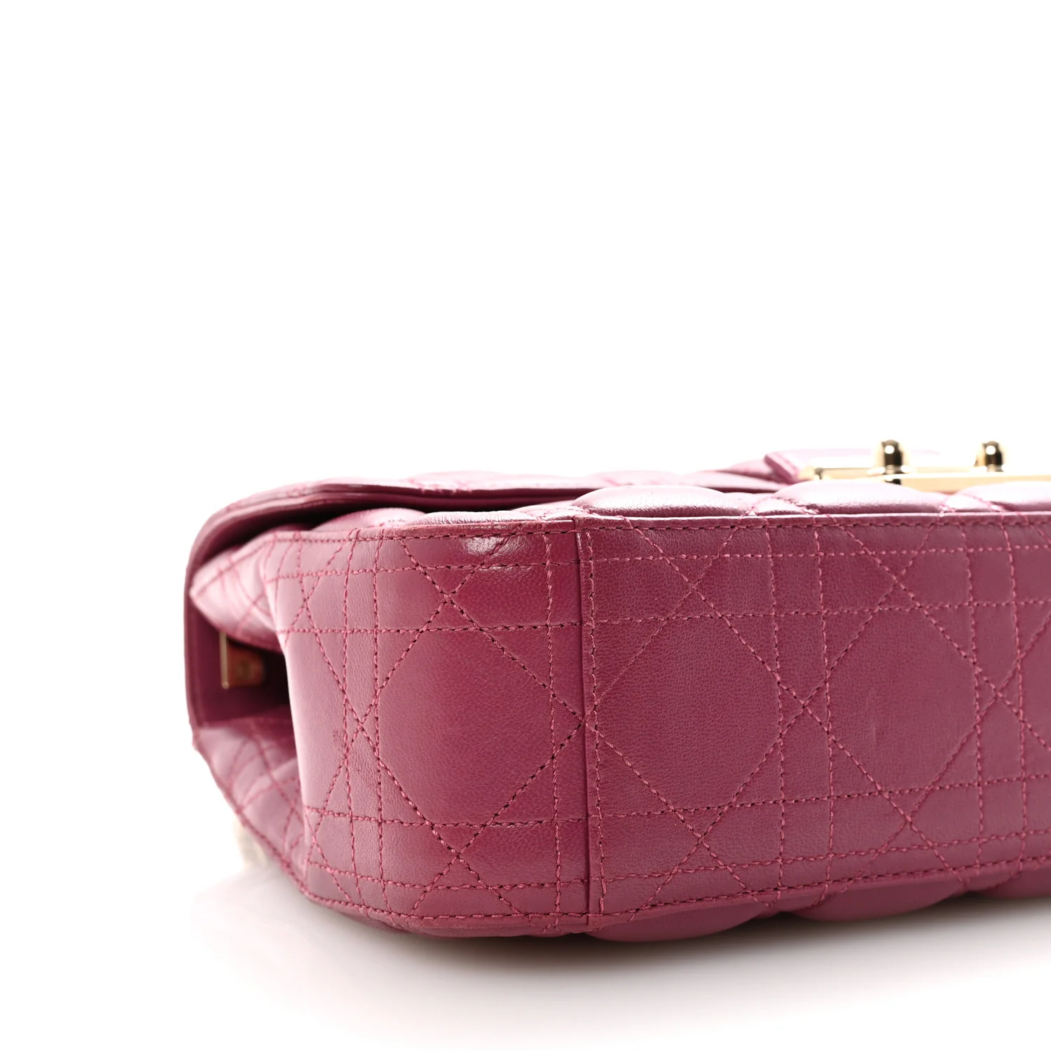 Lambskin Cannage Medium Miss Dior Flap Fuchsia - Top Club