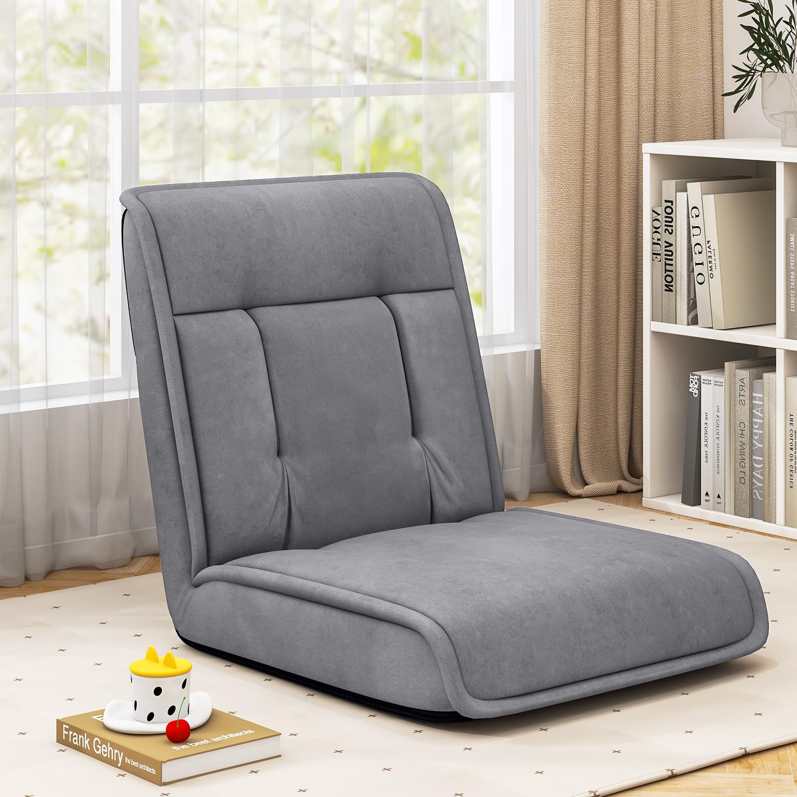 BEFOUNDLOVELY Floor Chair with Back Support