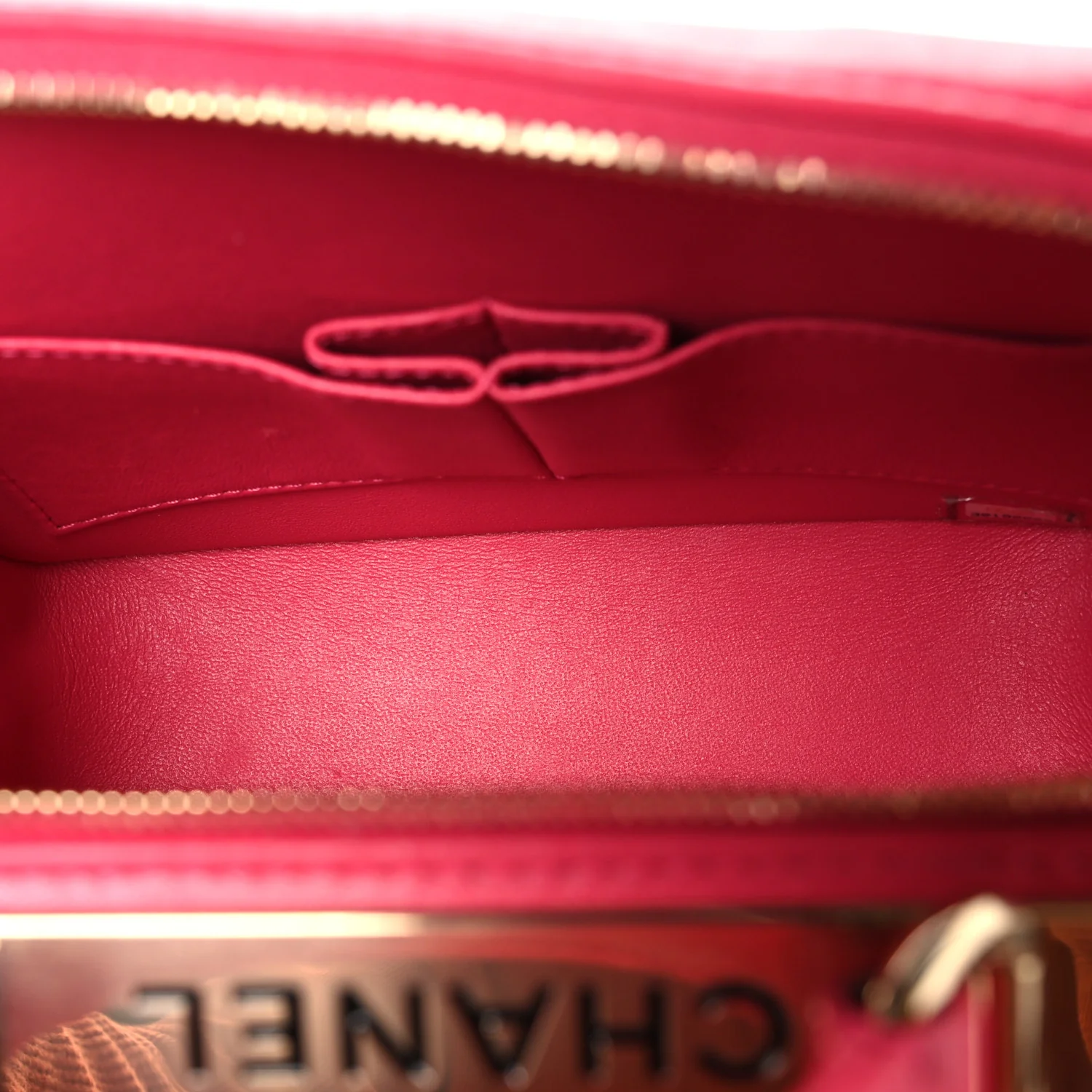 Lambskin Quilted Small Trendy CC Bowling Bag Pink - Top Club