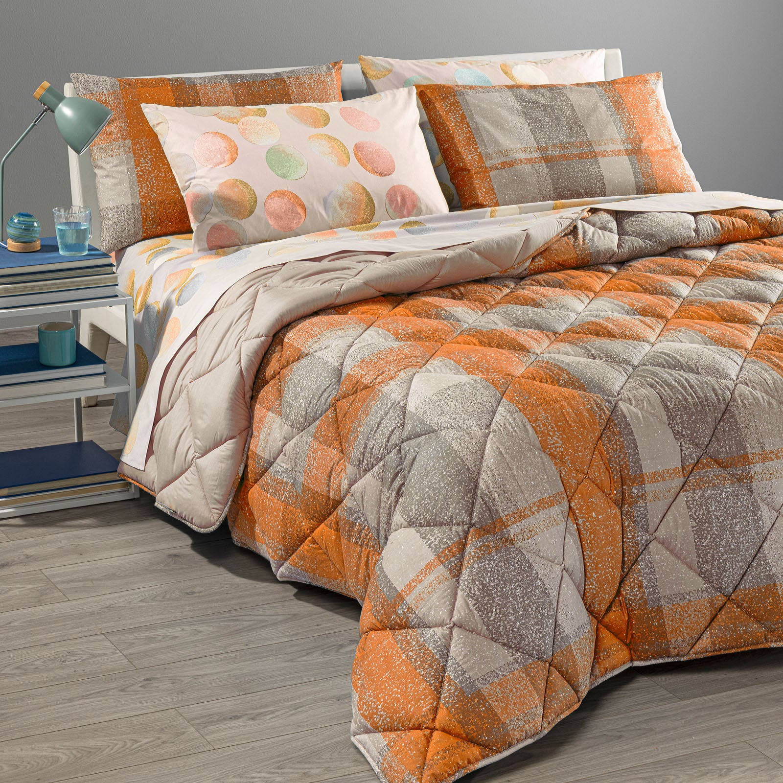 Trapunta In Cotone Smith Matrimoniale Ambra New Generation