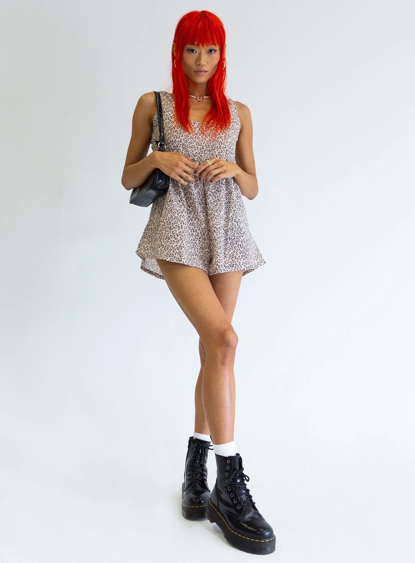 Tay Leopard Romper Leopard