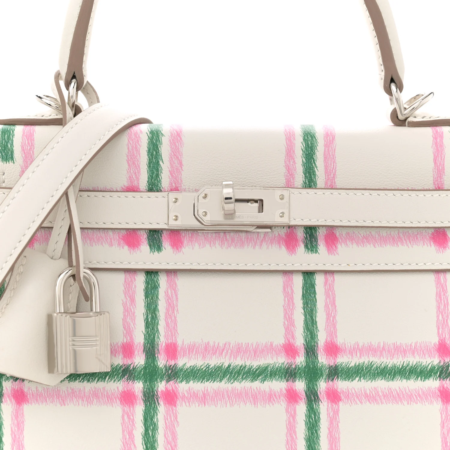 Swift Tartan Kelly Retourne 25 Gris Pale Rose Bubblegum Vert Moyen - Top Club