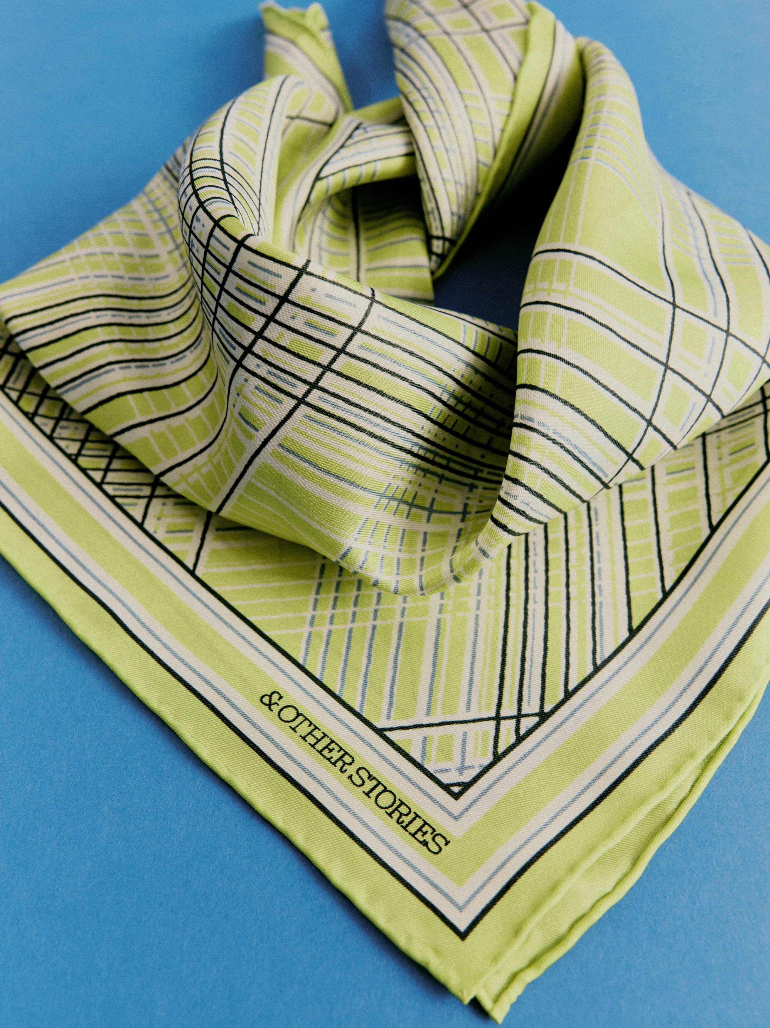 & Other Stories PRINTED SILK SCARF