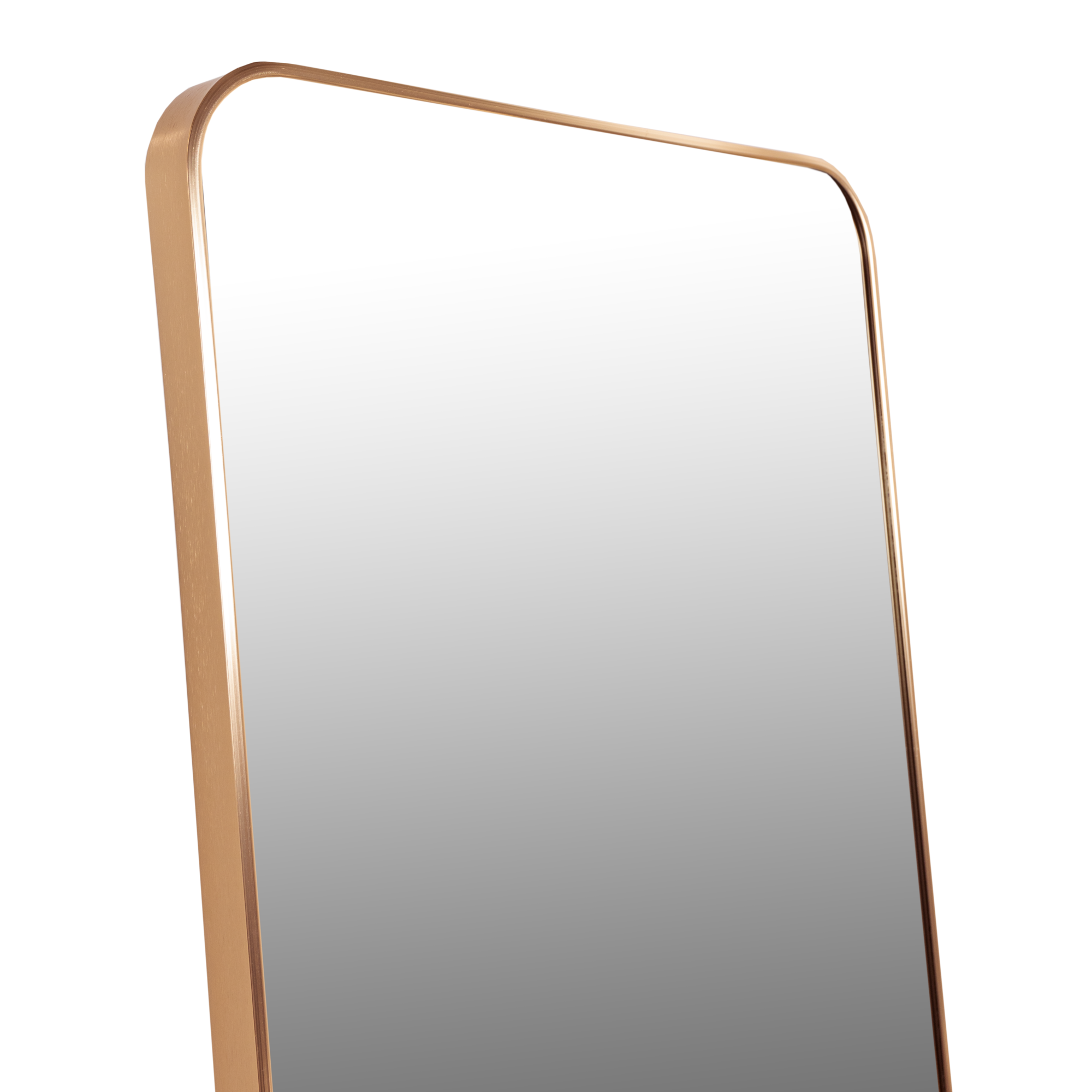 Passpiegel curved 50x150 - brons