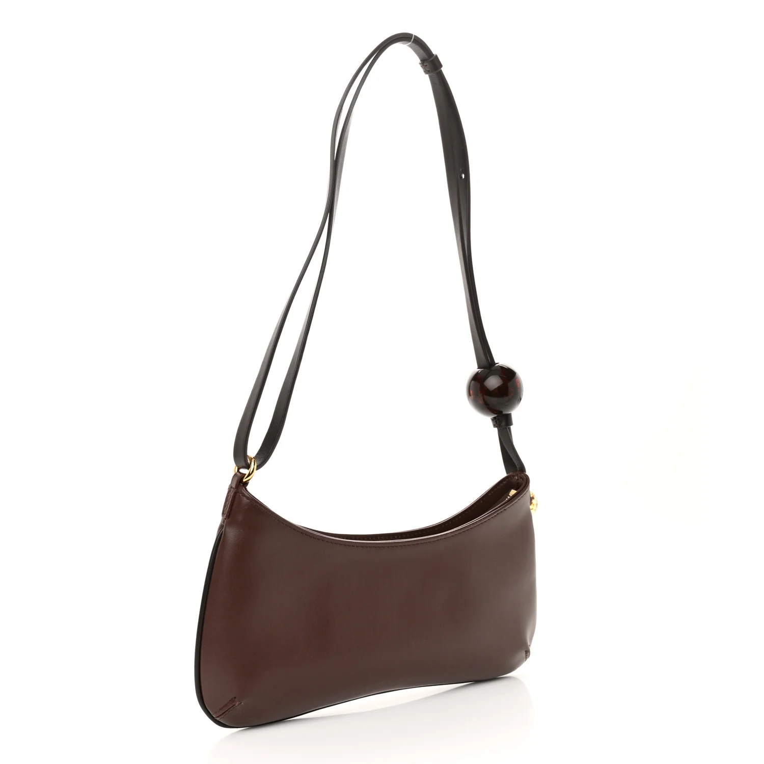 Smooth Calfskin Le Bisou Medium Brown - Top Club