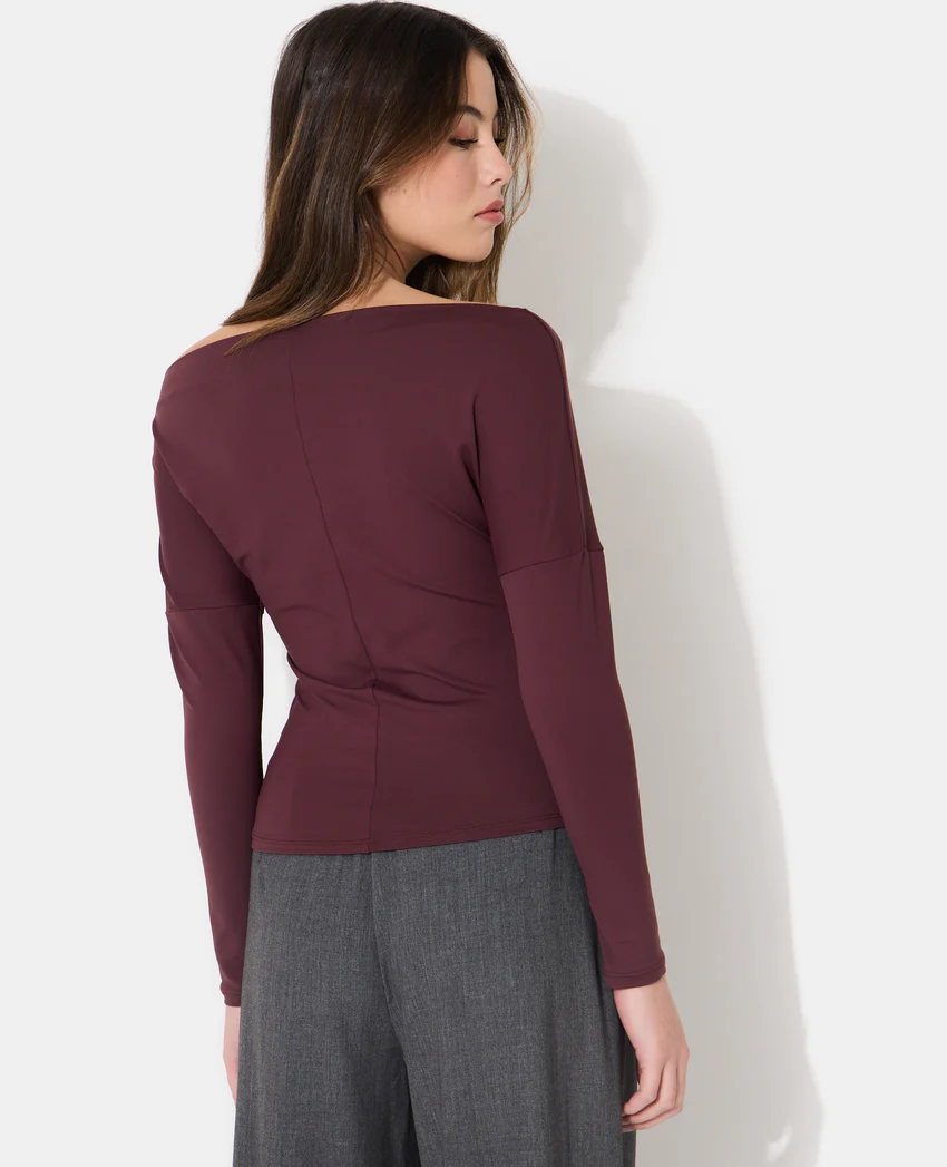 Pimkie Top manches longues avec encolure bateau
