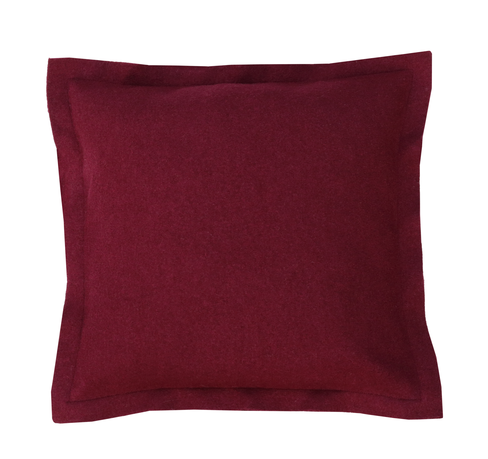 kussen boiled wool bordeaux 55x55 cm
