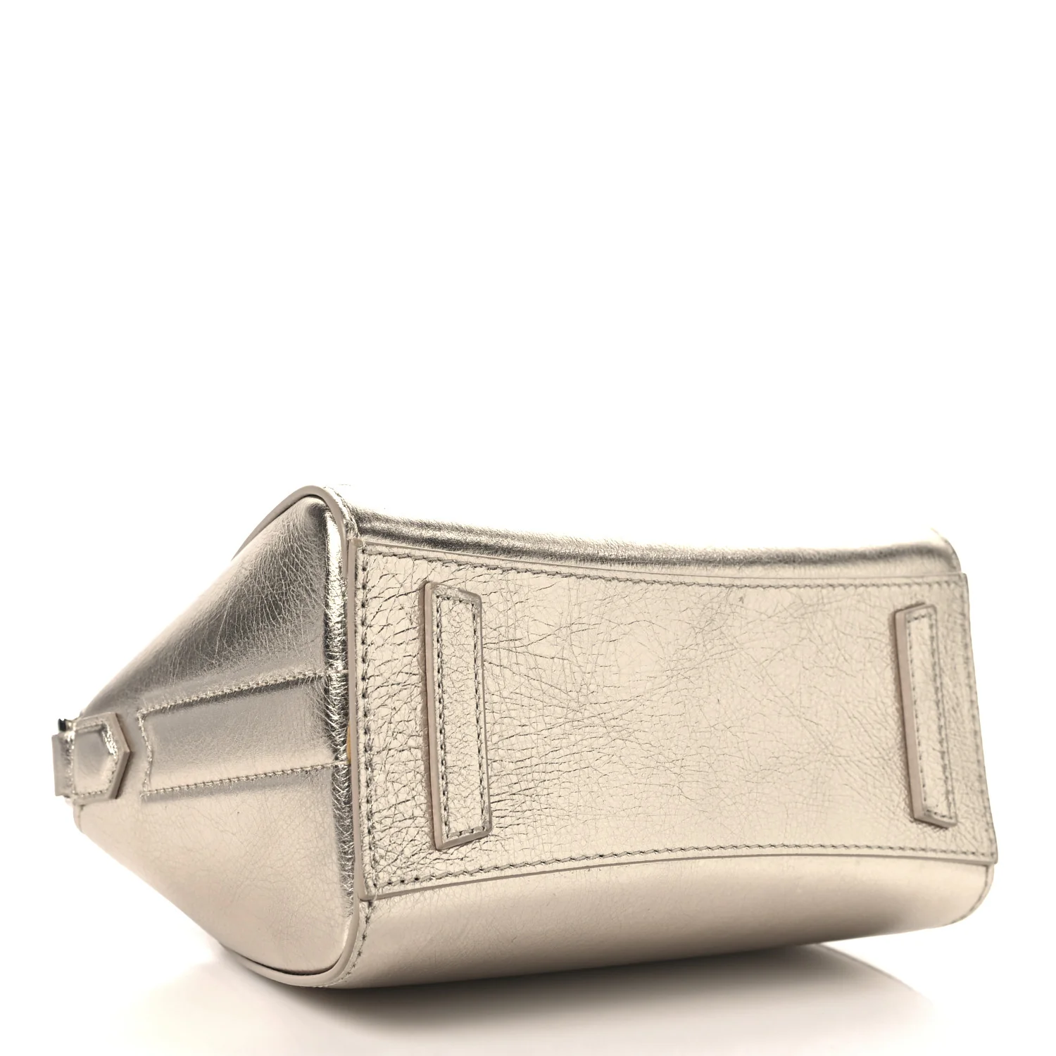 Laminated Lambskin Mini Antigona Gold - Top Club