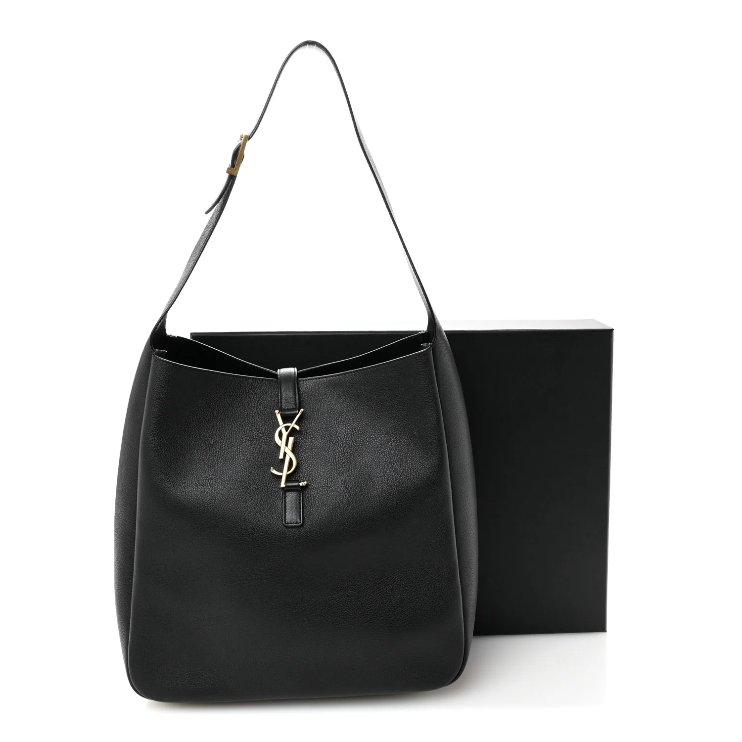Supple Calfskin Large Le 5 A 7 Soft Hobo Black - Top Club