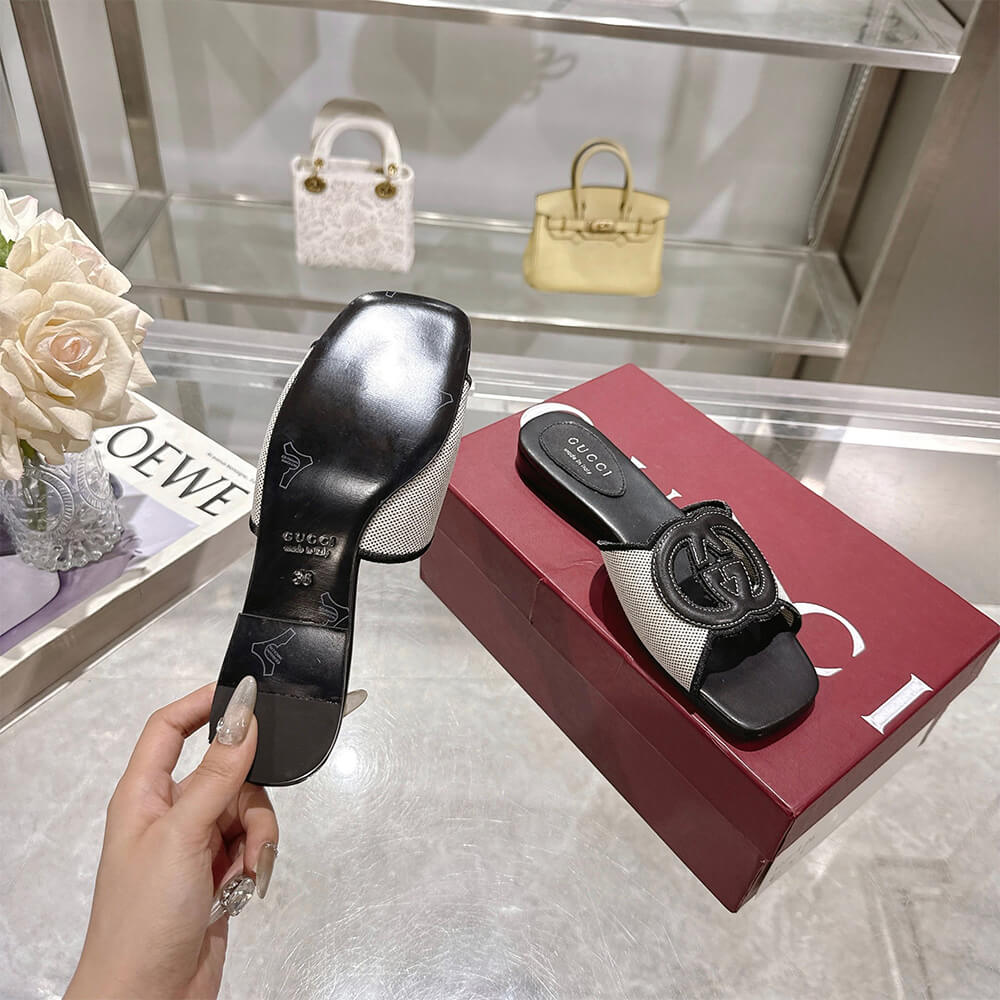 GUCCI Women s Interlocking G slide sandal - Top Club