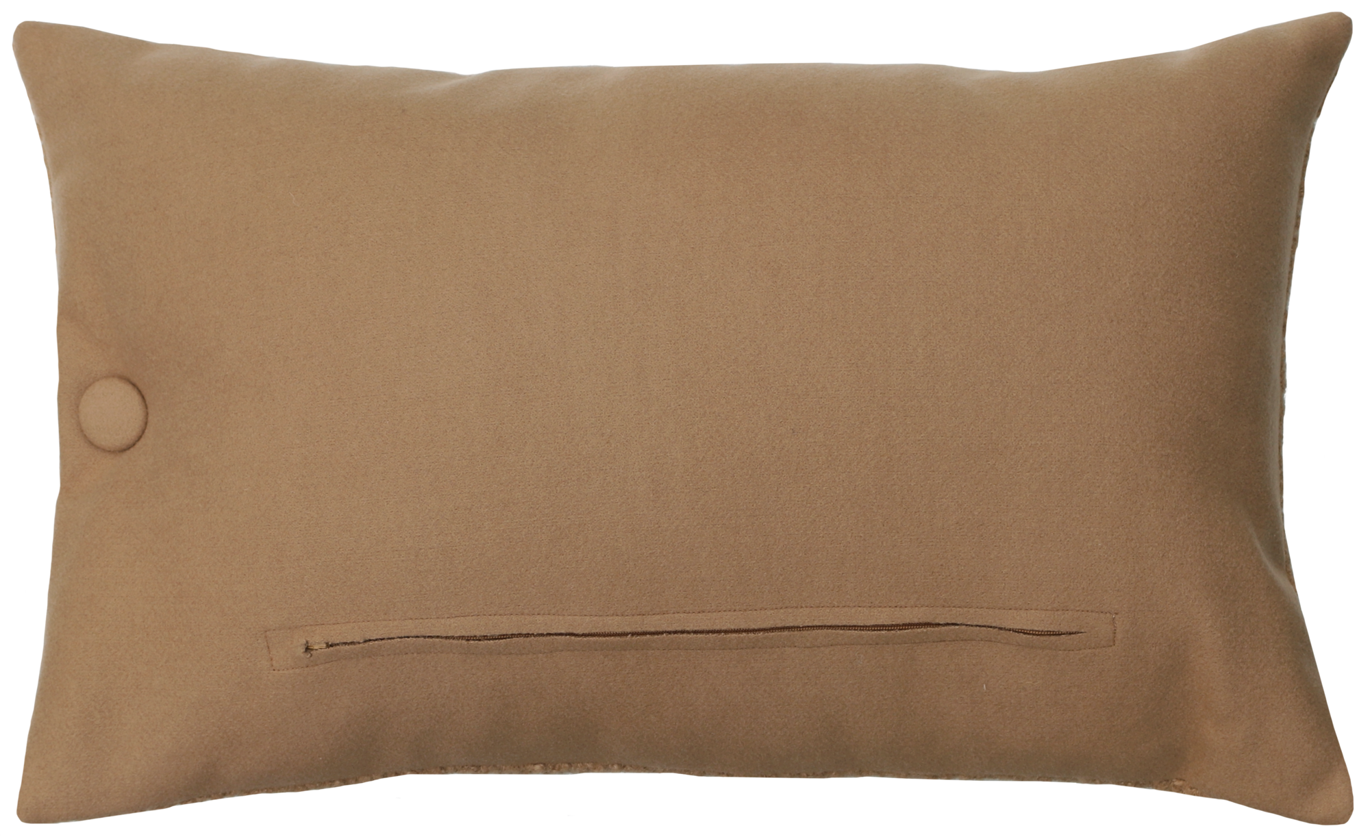 kussen bouclé knoop camel 38x59